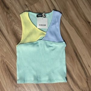 Color Block Tank Top